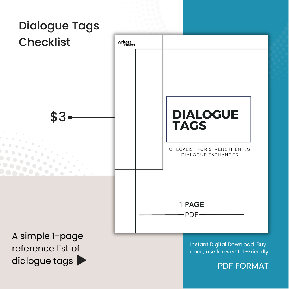 Dialogue Tags Checklist for writers