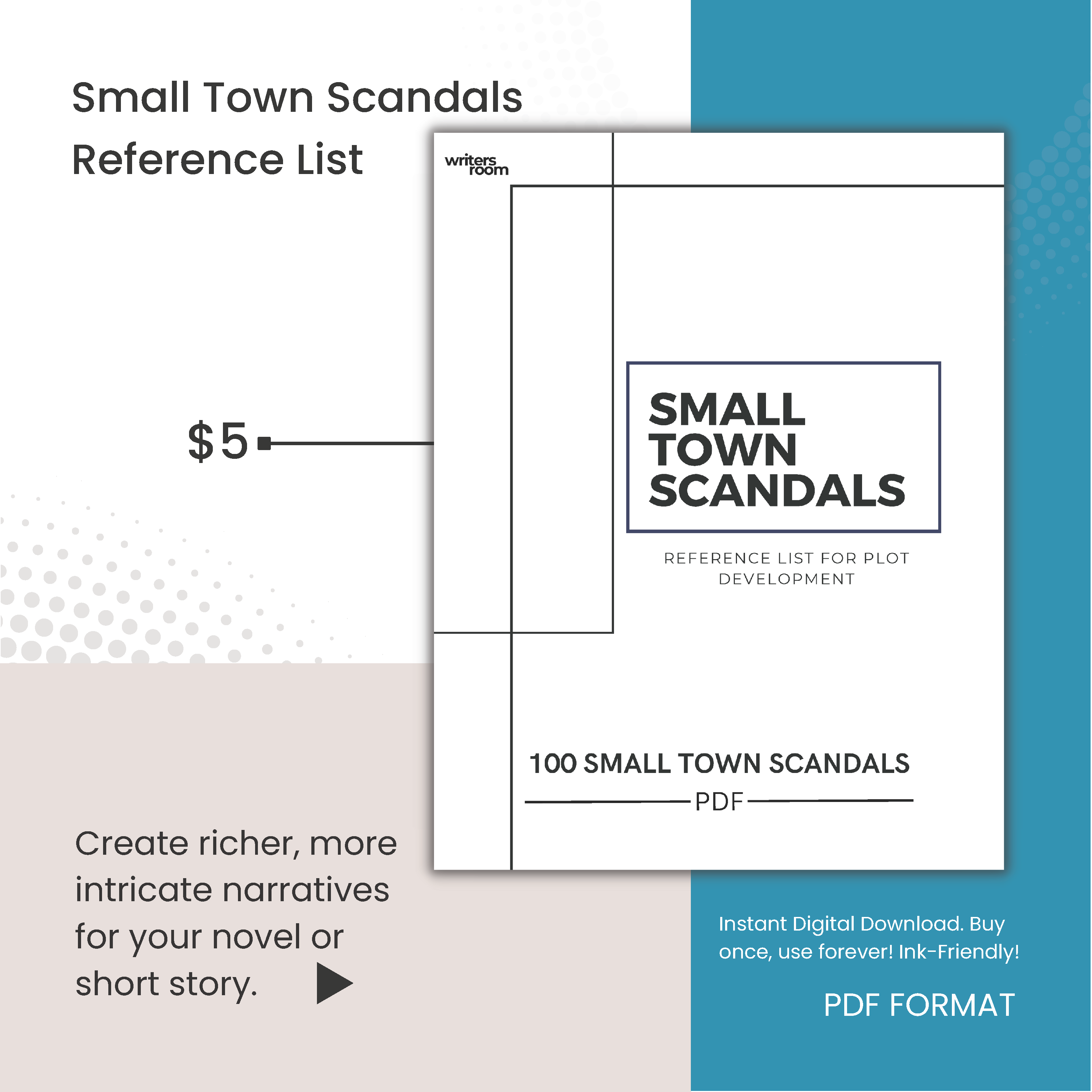 Small Town Scandal Plot Ideas Reference List